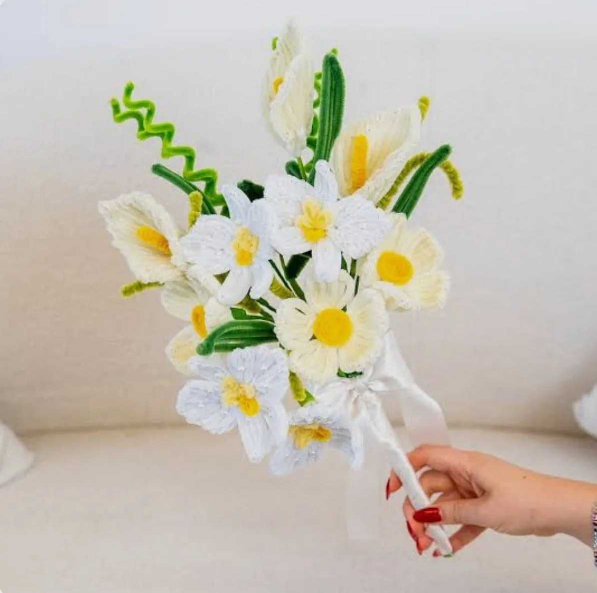 Bridal bouquet — handmade by Chiacrafts